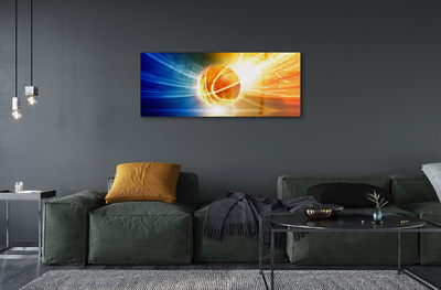 Pintura em vidro Basquete de Luz