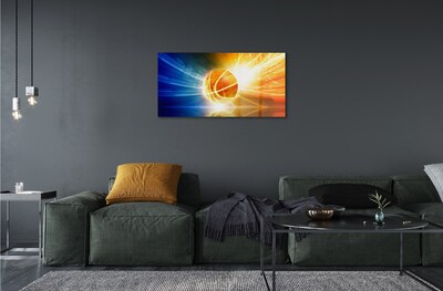 Pintura em vidro Basquete de Luz