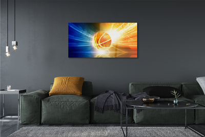 Pintura em vidro Basquete de Luz