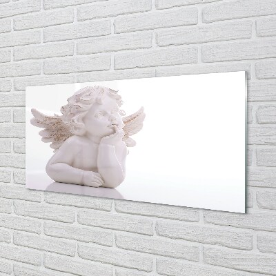 Quadro de vidro Anjo Reclinado