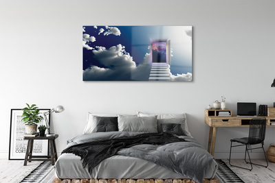 Pintura em vidro Olho da escada do céu