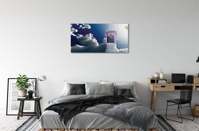 Pintura em vidro Olho da escada do céu