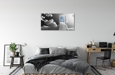 Quadro de vidro Porta da escada do céu