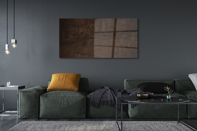 Pintura em vidro Estrutura de grãos de madeira