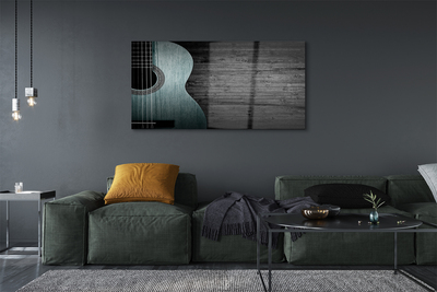 Pintura em vidro Guitarra