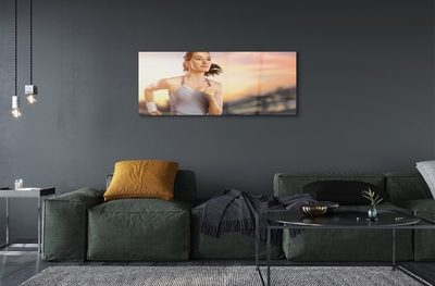 Quadro de vidro Mulher do Céu