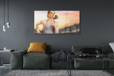 Quadro de vidro Mulher do Céu