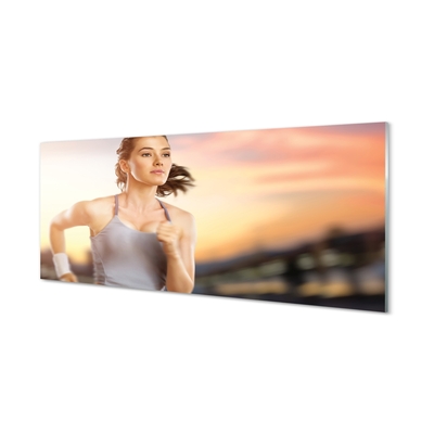 Quadro de vidro Mulher do Céu