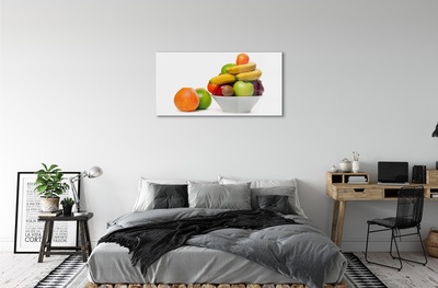 Quadro de vidro Frutas em uma tigela