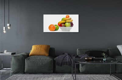 Quadro de vidro Frutas em uma tigela