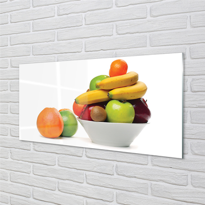 Quadro de vidro Frutas em uma tigela