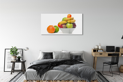 Quadro de vidro Frutas em uma tigela