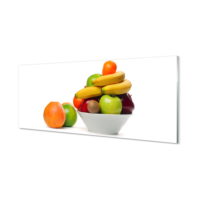 Quadro de vidro Frutas em uma tigela