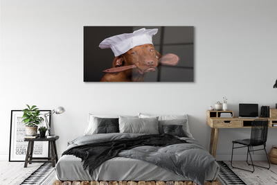 Pintura em vidro Cachorro-quente