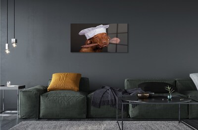 Pintura em vidro Cachorro-quente