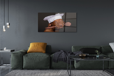 Pintura em vidro Cachorro-quente