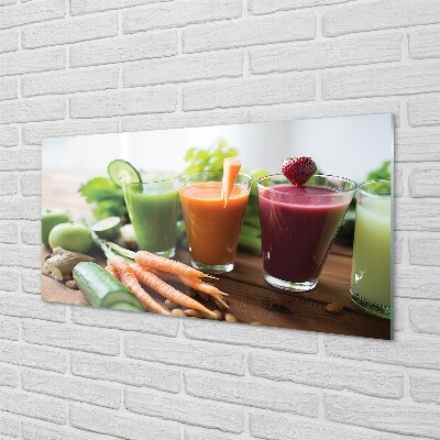 Pintura em vidro Smoothies de vegetais