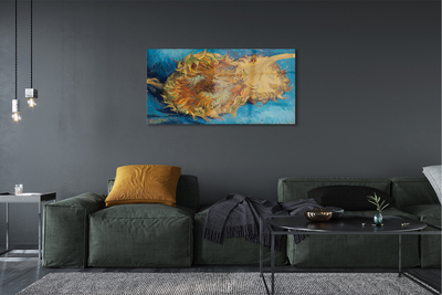 Pintura em vidro Dois Girassóis Cortados (III) - Vincent van Gogh