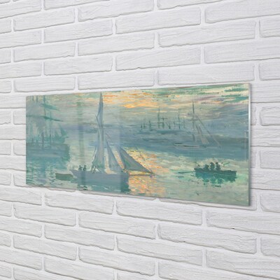 Quadro de vidro Nascer do sol - Claude Monet