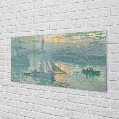 Quadro de vidro Nascer do sol - Claude Monet