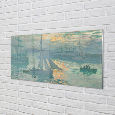 Quadro de vidro Nascer do sol - Claude Monet