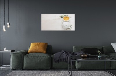 Quadro de vidro Um bule de chá