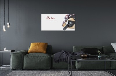 Pintura em vidro Vinho de uva