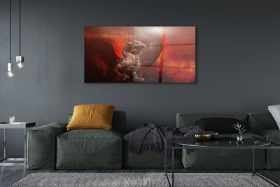 Quadro de vidro Dragão de Fogo