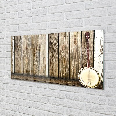 Quadro de vidro Ukulele