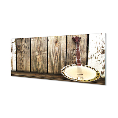 Quadro de vidro Ukulele