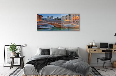 Quadro de vidro Edifícios da Fonte do Pôr do Sol em Roma