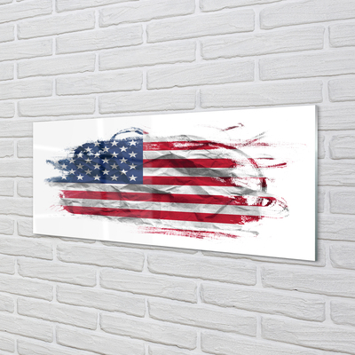 Pintura em vidro Bandeira dos Estados Unidos