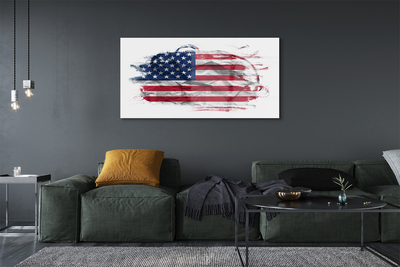 Pintura em vidro Bandeira dos Estados Unidos