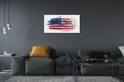 Pintura em vidro Bandeira dos Estados Unidos
