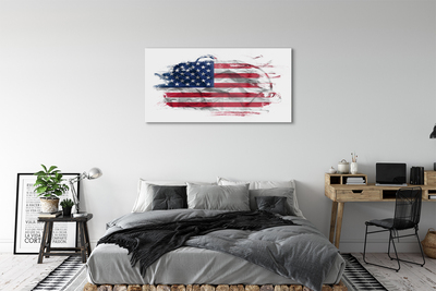 Pintura em vidro Bandeira dos Estados Unidos