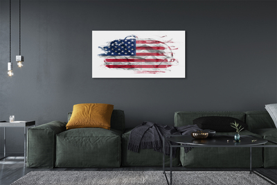Pintura em vidro Bandeira dos Estados Unidos