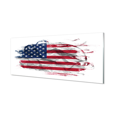 Pintura em vidro Bandeira dos Estados Unidos