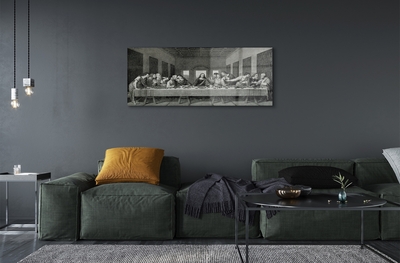 Pintura em vidro A peça A Última Ceia