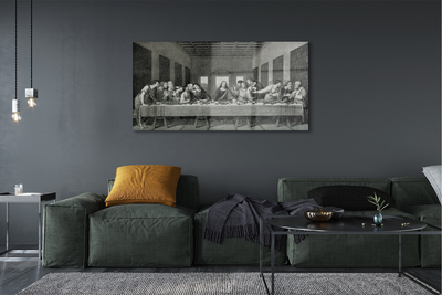 Pintura em vidro A peça A Última Ceia