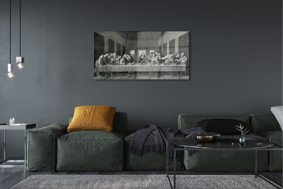 Pintura em vidro A peça A Última Ceia