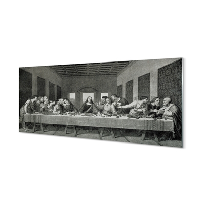 Pintura em vidro A peça A Última Ceia