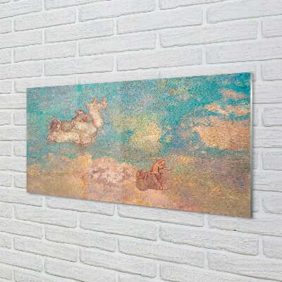 Pintura em vidro A Carruagem de Apolo - Odilon Redon