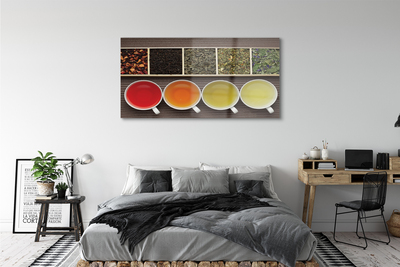 Pintura em vidro Chás de ervas