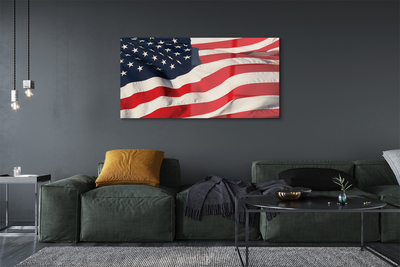 Quadro de vidro Bandeira dos Estados Unidos