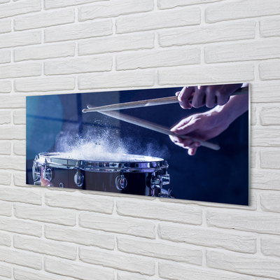 Quadro de vidro Baquetas