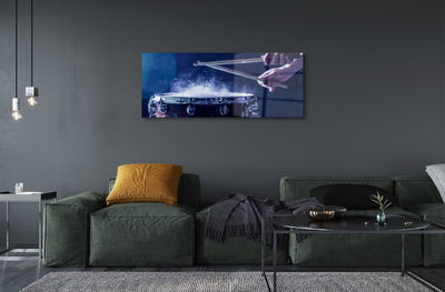 Quadro de vidro Baquetas