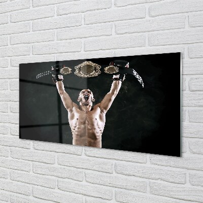 Pintura em vidro Cinto masculino