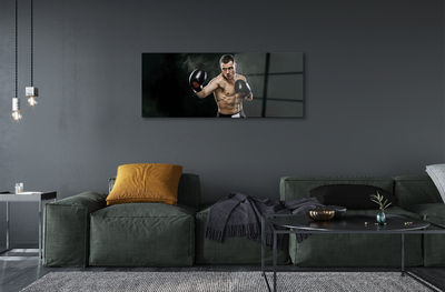 Quadro de vidro Luvas Masculinas