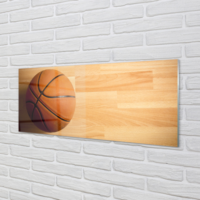 Pintura em vidro Basquete no chão
