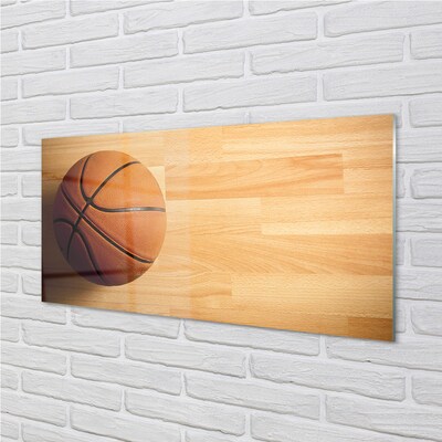Pintura em vidro Basquete no chão